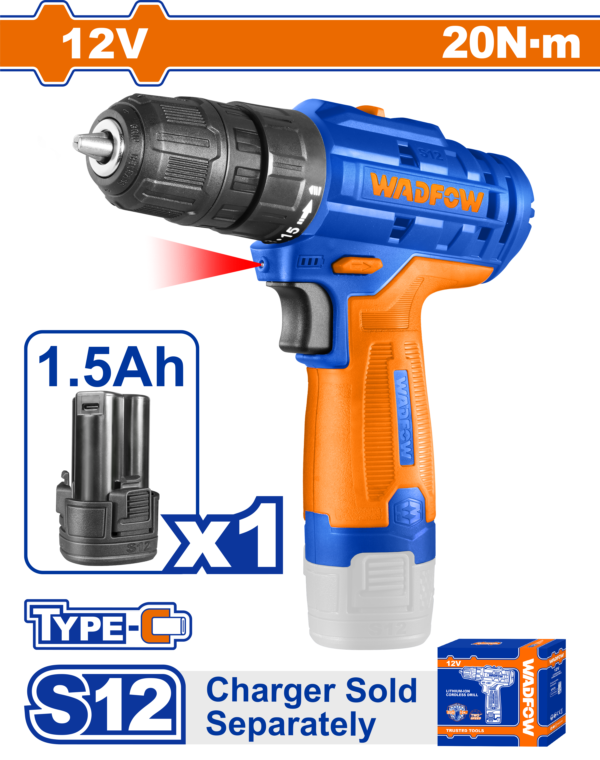 Wadfow Cordless drill