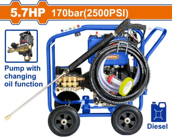 Wadfow Diesel high pressure washer