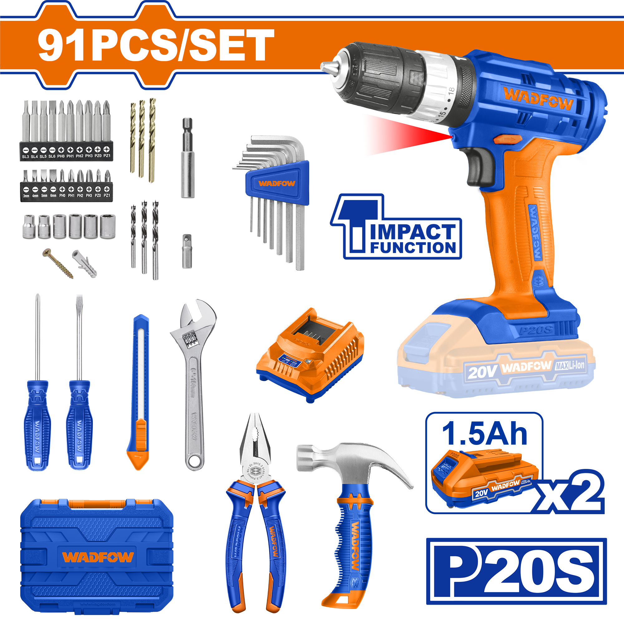 91 Pcs Tools set
