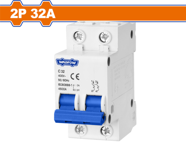 Wadfow Circuit breaker 2P 32A