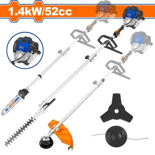 4-in-1 Gasoline Hedge trimmer multi tool