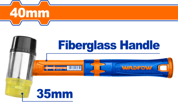 Wadfow Rubber and plastic hammer