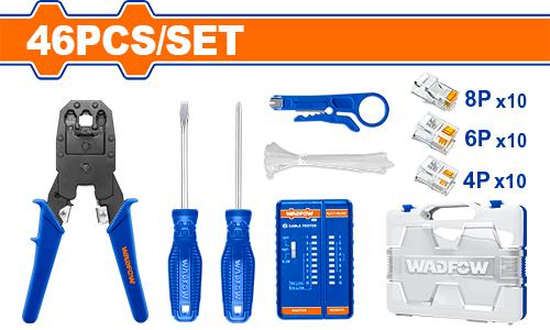 Modular plug crimper set