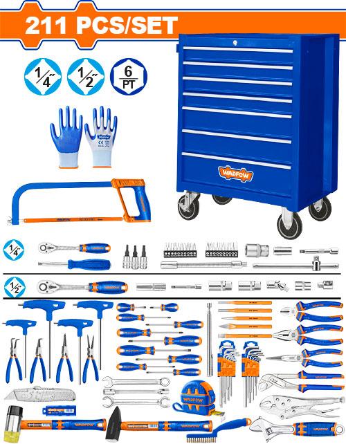 211 Pcs tool chest set