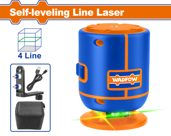 Wadfow Self-leveling line laser(Green laser beams)