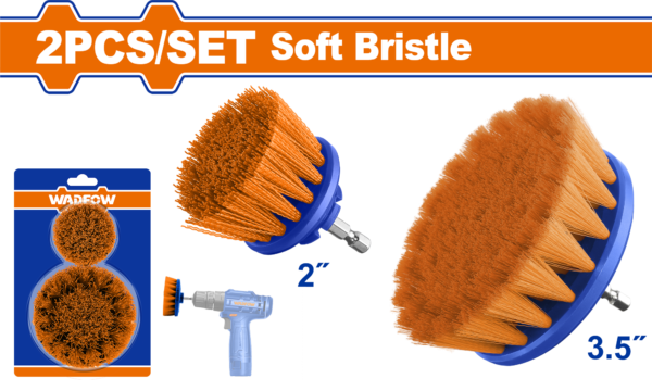 Wadfow 2 Pcs Soft bristle brush set