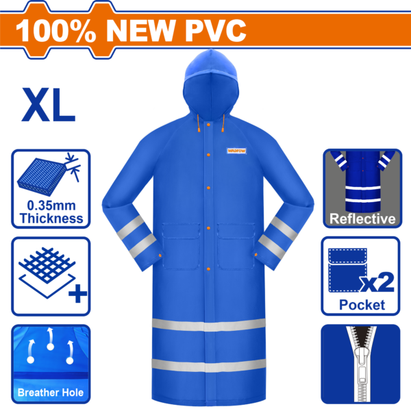Wadfow Rain coat (with reflective strip)