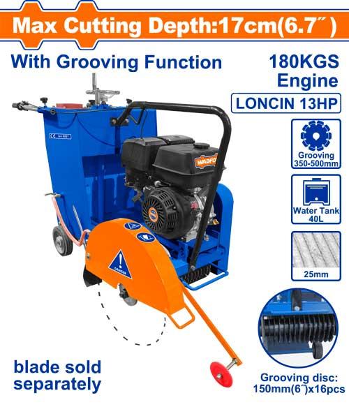Wadfow Gasoline floor saw and grooving machine