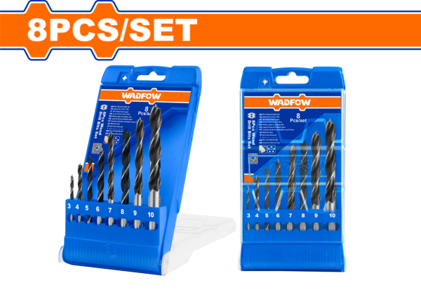 Wadfow 8 Pcs wood drill bits set