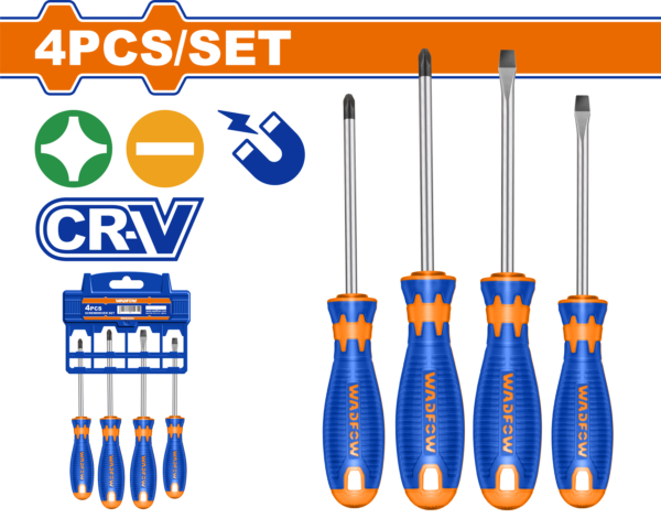 Wadfow 4 Pcs screwdriver set