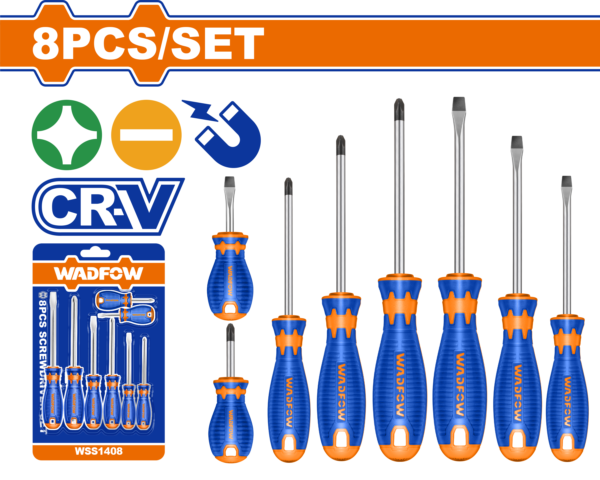 Wadfow 8 Pcs screwdriver set