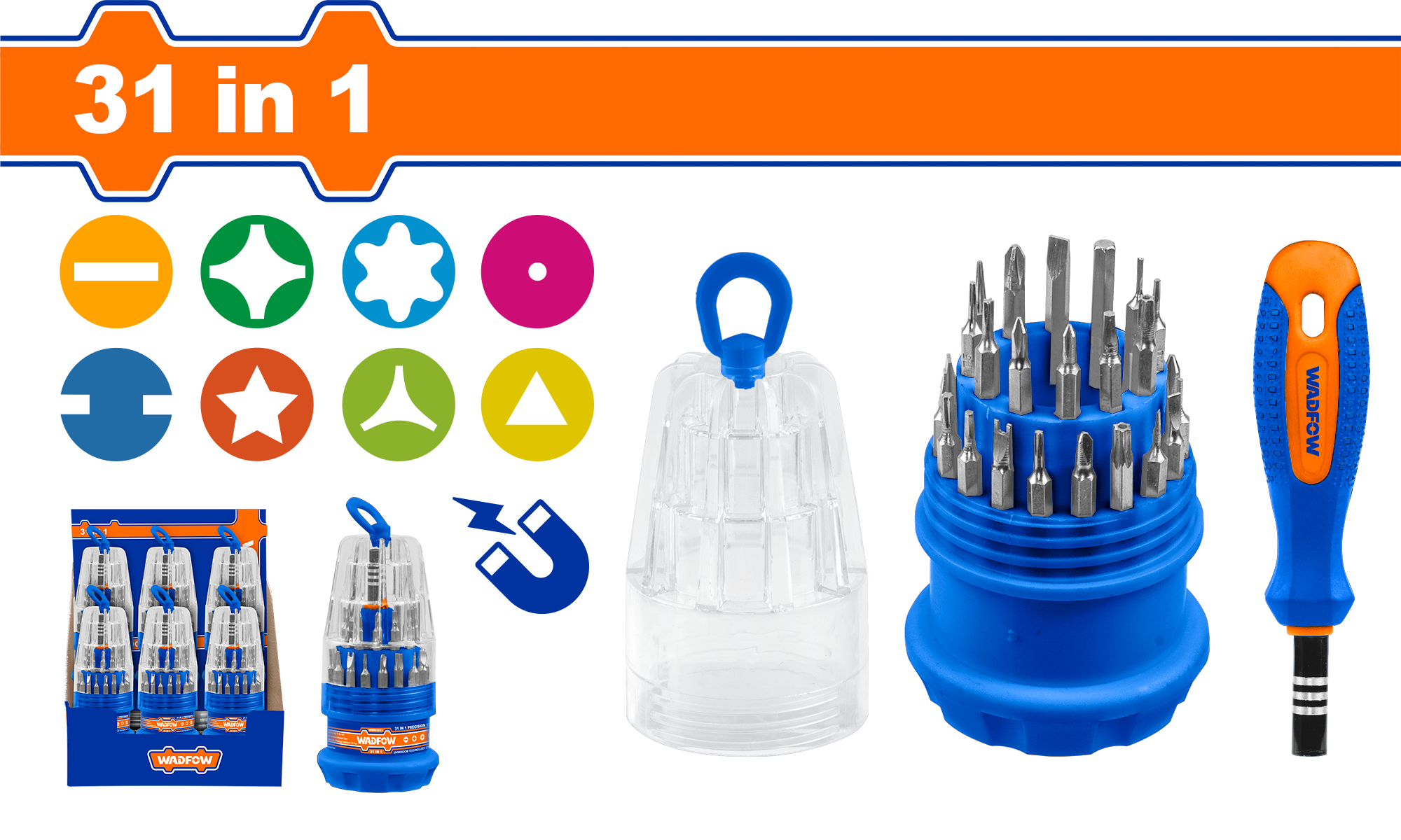 31-In-1 precision screwdriver set