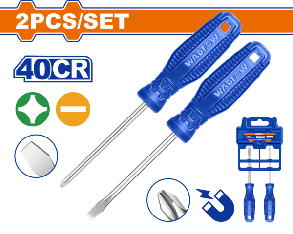 Wadfow 2 Pcs screwdriver set