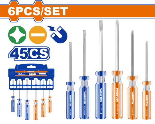 Wadfow 6 Pcs screwdriver set