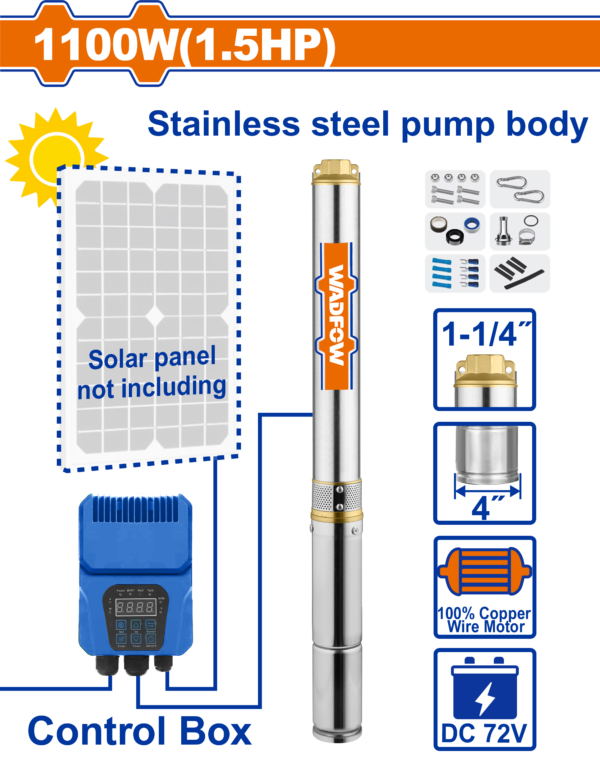 Wadfow Solar deep well pump