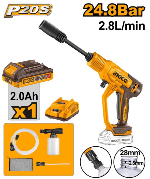 Cordless pressure washer